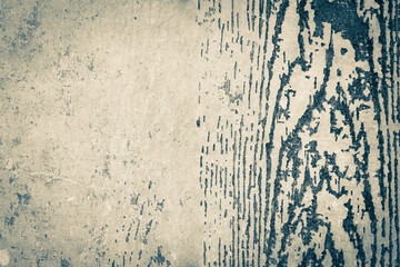 Old Paint cracked white and black color crack with cement concrete floor. abstract grunge seamless black and white texture.