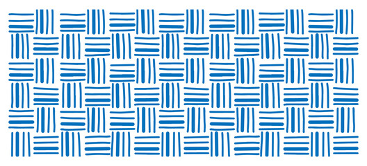 Abstract blue geometric seamless pattern background. Vector illustration.