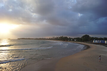 Fototapeta premium Beach view in Matara, Sri Lanka