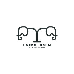 elephant logo vector design illustration. logo symbol icon and template