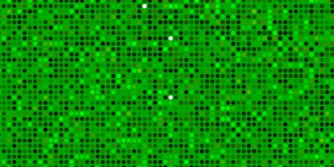Obraz premium Light Green, Yellow vector layout with circle shapes. Abstract decorative design in gradient style with bubbles. Pattern for websites.