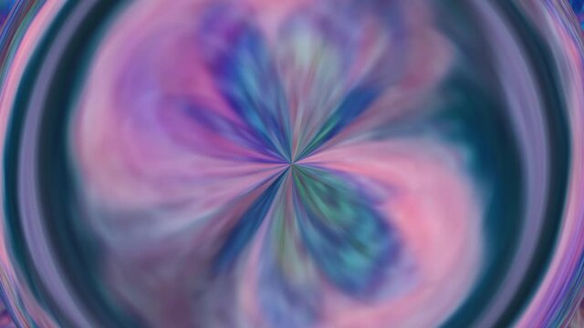 Stylish 3D Abstract Animation Color Wavy Smooth Wall. Concept Multicolor Liquid Pattern.  Trendy Colorful Fluid Abstraction Flow. Beautiful Gradient Texture. Wavy Reflection Surface Macro.