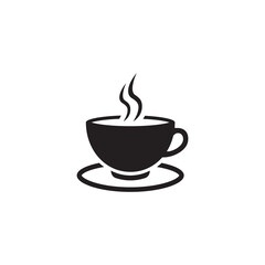 Tea cup vector icon fill