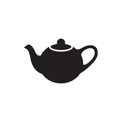 Tea kettle vector icon fill