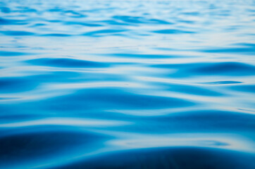  Abstract sea background smooth waves of blue water