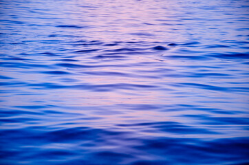 Abstract sea background smooth waves of blue water