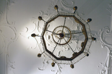 Kronleuchter von unten