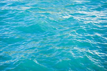 Fototapeta na wymiar Abstract sea background ripple surface of blue water