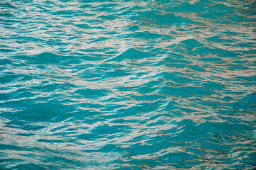 Abstract sea background ripple surface of blue water