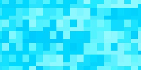 Light BLUE vector pattern in square style. Abstract gradient illustration with colorful rectangles. Pattern for websites, landing pages.