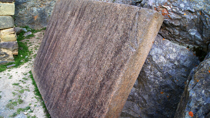 unique examples of the processing of solid granite samples by masons of antiquity south america