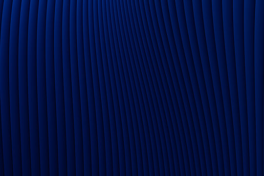 3d rendering, Abstract wall wave architecture blue luxury background , Blue luxury background for presentation, portfolio, website
