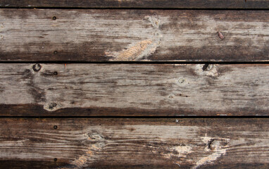 background of parallel wooden boards, Brown color, copy space