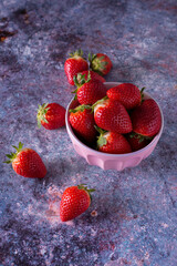 Strawberries in a bowl