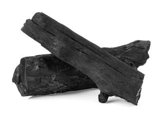 charcoal isolated on white background