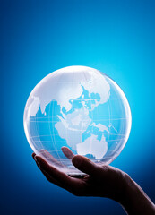 ガラスの地球儀