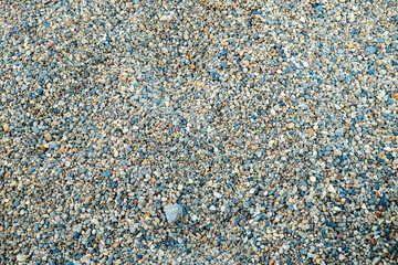 small multi-colored pebbles texture background. colorful stones