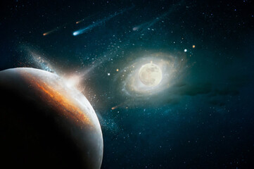 planet in space