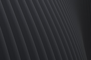 Obraz premium Abstract wall wave architecture black background , Black background for presentation, portfolio, website
