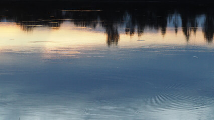 An image of a beautiful river background Abstract landscape