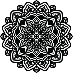 Vector mandala art or circular pattern for decoration elements