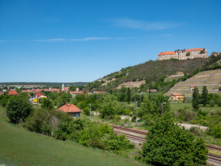 Obraz premium Weinstadt Freyburg an der Unstrut in Sachsen-Anhalt