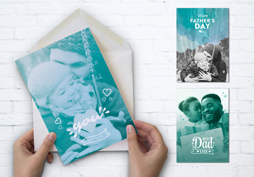 Father's Day Greeting Card Set