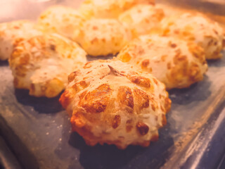 Traditional Brazilian Snack Called Pão de Queijo from Minas Gerais State