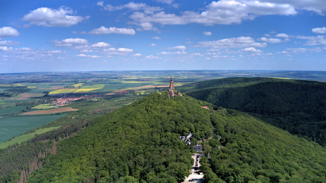 Kyffh&auml;user. Vogelperspektive. 