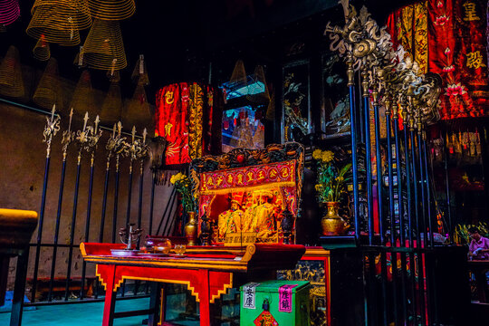 Thien Hau Temple (Hoi quan Quang Trieu pagoda) - One of Vietnamese Chinese temple at Ho Chi Minh City (Saigon), Vietnam