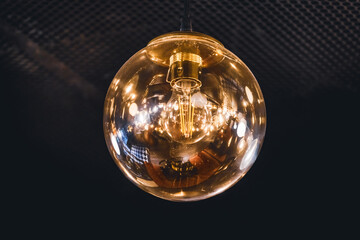 Giant vintage style light bulb