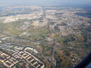 aerial view of lisbon, portugal