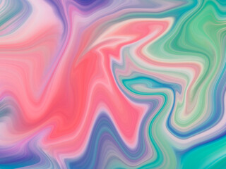 Liquid color marble style background. Fluid gradient inks design. Template for your design, banner, flyer, business card, poster, wallpaper, brochure