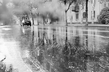 road after the rain 