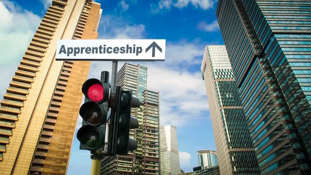 Street Sign the Way to Apprenticeship