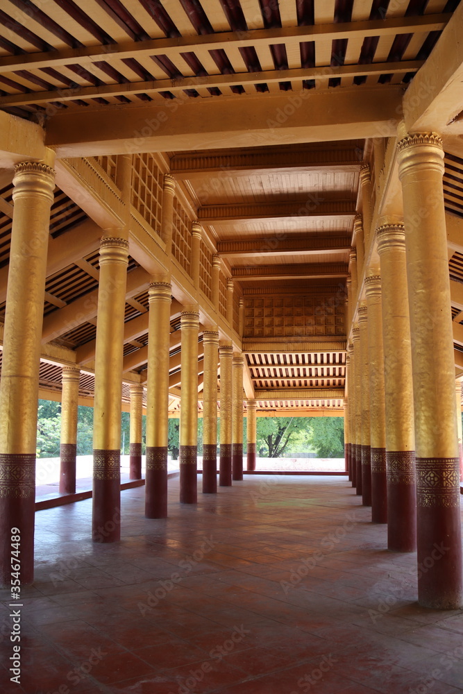 Canvas Prints Palais royal à Mandalay, Myanmar