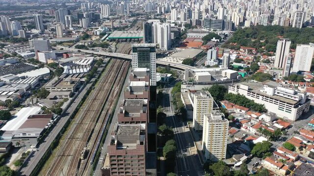 Urban city life scene. Cityscape view. Buildings scene in Sao Paulo, Brazil. Urban city life scene. Cityscape view. Buildings scene in Sao Paulo.Urban city life scene. Cityscape view. Buildings scene.