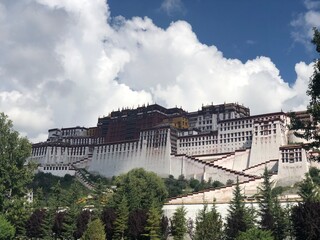 Potala Palast in Lhasa, Tibet