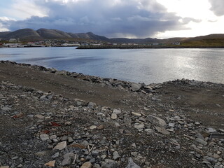 small settlement in finnmark, northern Norway