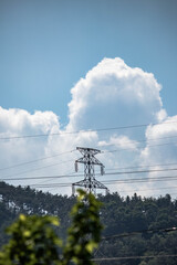 풍경, 사진, 달, 도로,