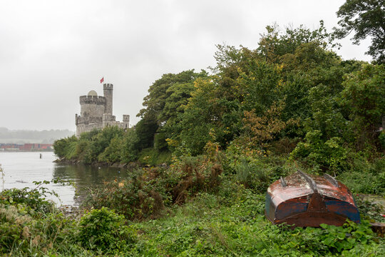 image from the riverside of blackrock castle in cork ireland