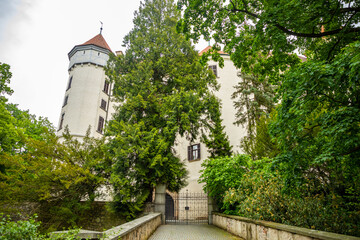 Fototapeta na wymiar Beautiful castle Konopiste in spring, Czech Republic