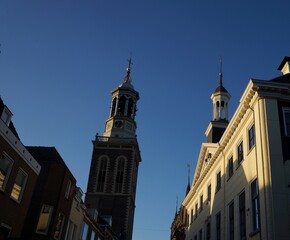 Obraz premium Towers and old buildings of Kampen town