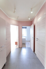 bright cozy corridor in perspective