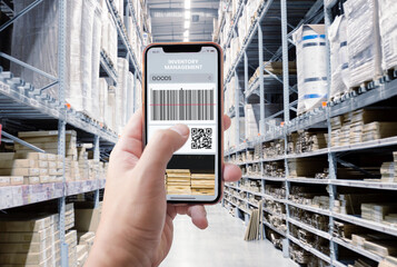 control inventory warehouse with mpbile phone application online