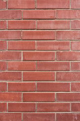 Obraz premium Horizontal background wall of terracotta bricks