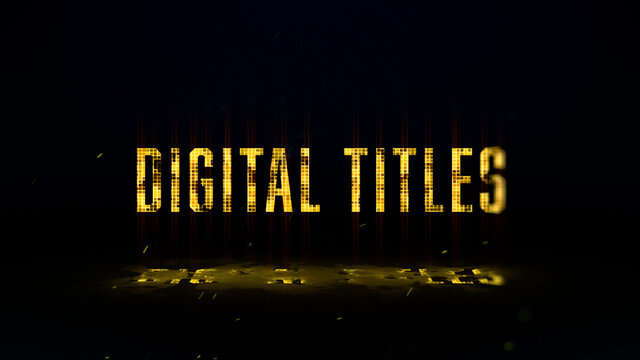 Digital Light Reveal Titles