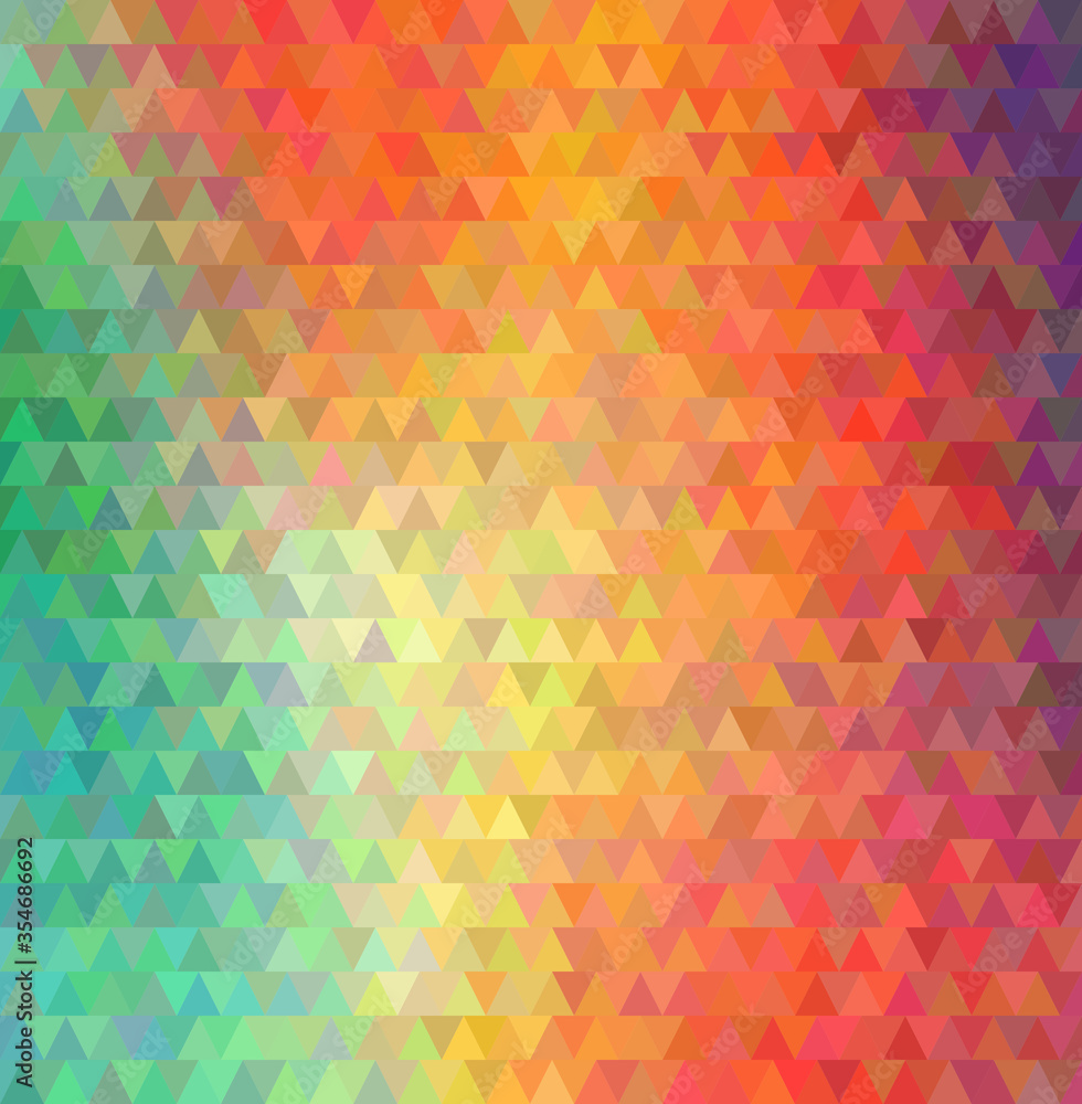 Poster seamless geometric pattern with triangles. can be used in textiles, for book design, website backgro