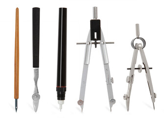 metallic compass tools