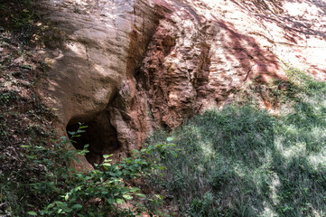 Colorado en Provence, terres d'ocres
